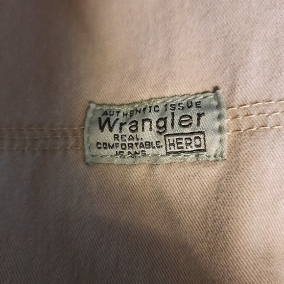 WRANGLER AUTHENTIC MEN'S KHAKI CARGO‎ RELAXED WORK WEAR COTTON PANTS SIZE 36X30 - Picture 3 of 8